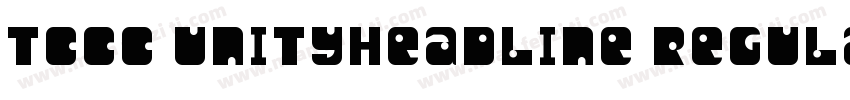 TCCC UnityHeadline Regular字体转换